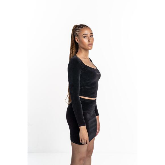 Alexander Wang Logo Scoop Neck Long Sleeve Sweater Top Designer Authentic Small - Picture 3 of 12